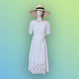Váy maxi 2 dây, chất liệu thô cao cấp