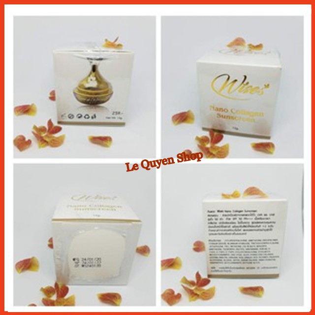 Kem chống nắng Wise Nano Collagen thái lan