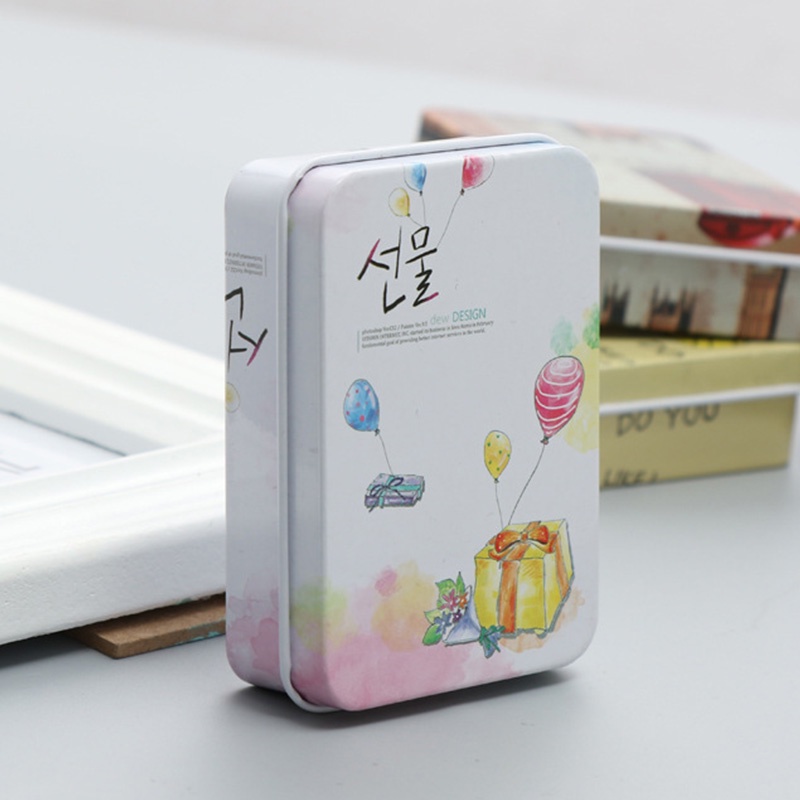Hộp Thiếc Đựng Đồ Họa Tiết Hoạt Hình Xinh Xắn Sáng Tạo