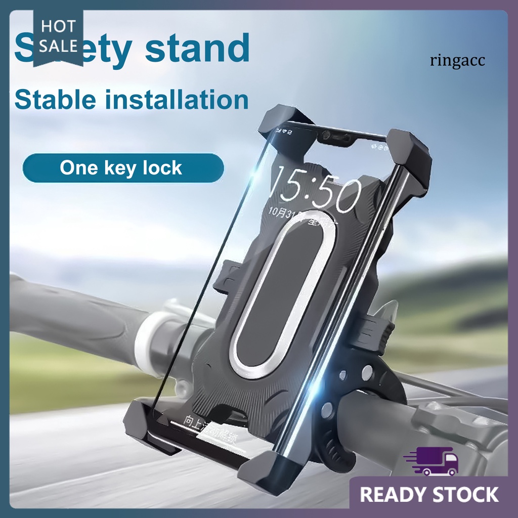 Giá Đỡ Điện Thoại Tự Khóa Chống Thấm Nước Điều Chỉnh Được Cho Xe Đạp/Xe Máy