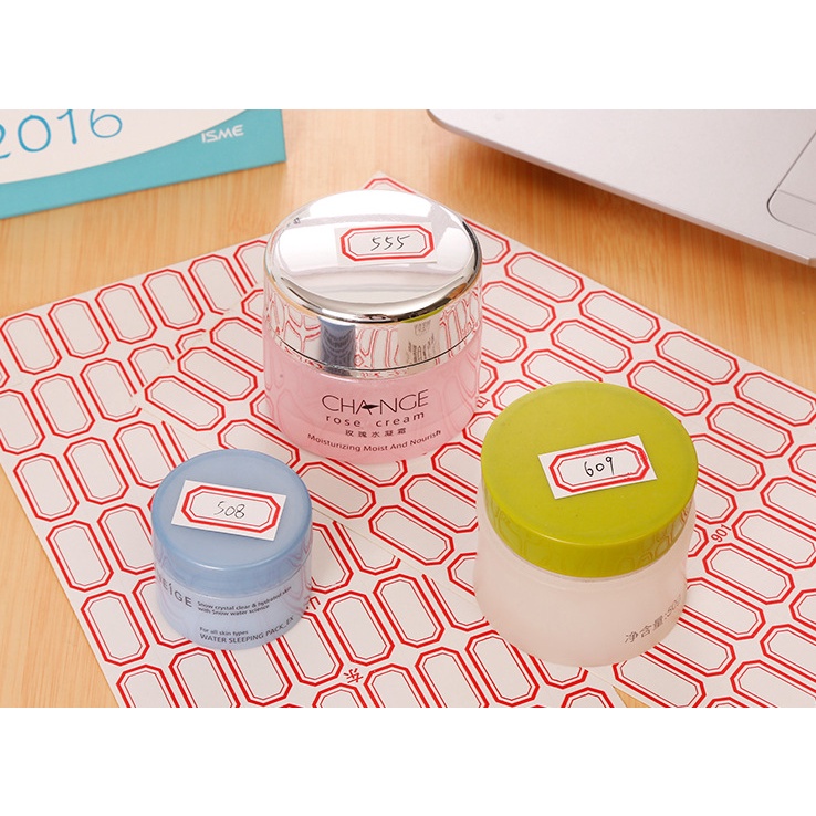 Bộ 64 Tem Giấy Dán Giá Tiền - Giấy note ghi chú, nhãn tên Sticker