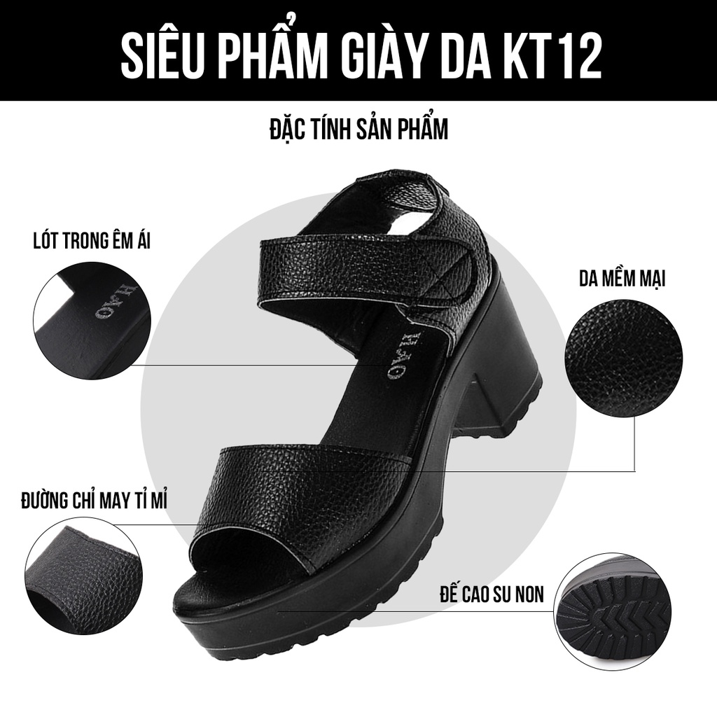 Giày sandal nữ quai hậu TIMAN KT12 thời trang thoải mái bảo hành 1 năm