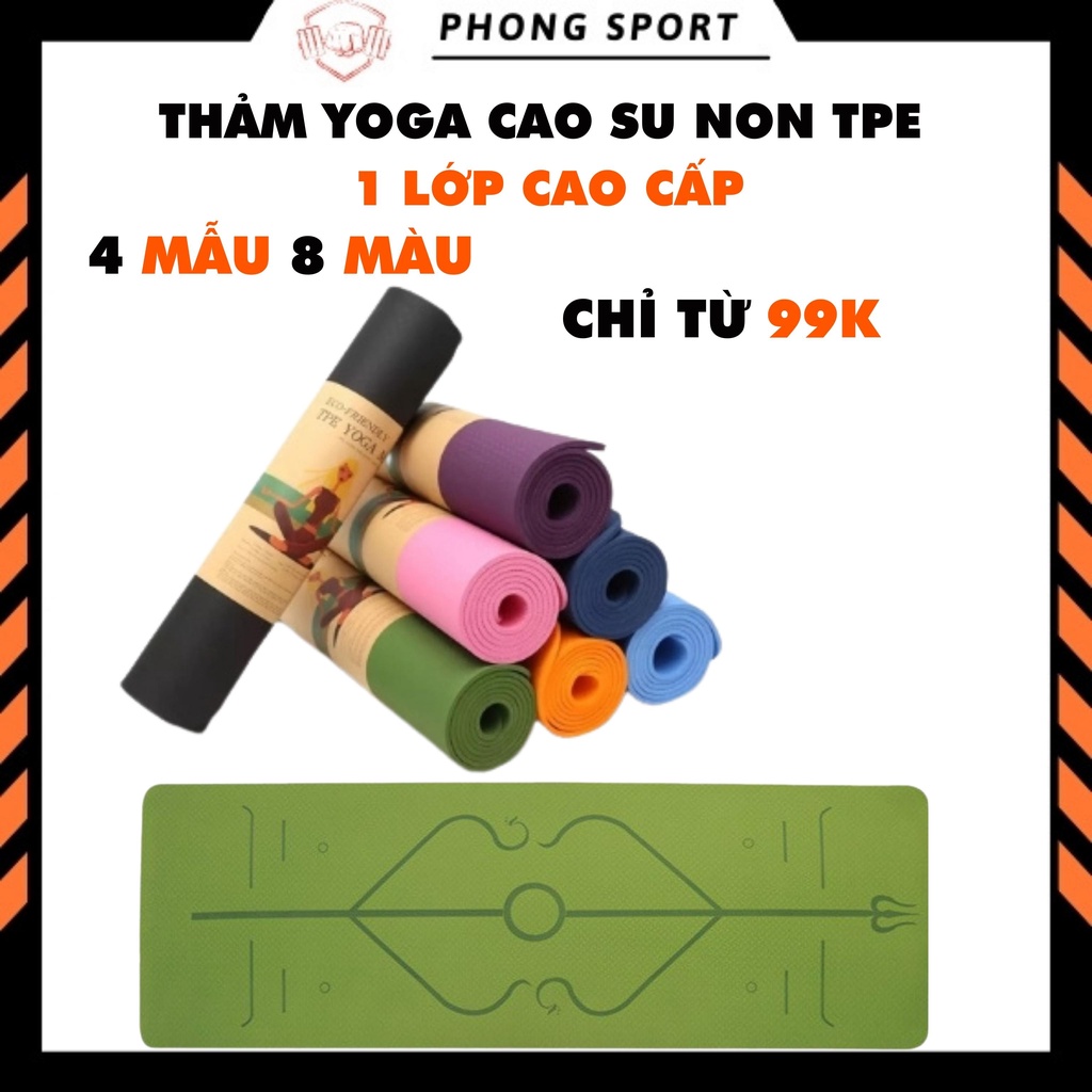 Thảm tập gym yoga siêu dày 20mm tập thể dục tại nhà, đệm văn phòng, thảm dã ngoại du lịch