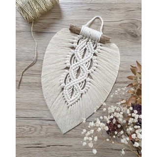 macrame lá treo tường mini