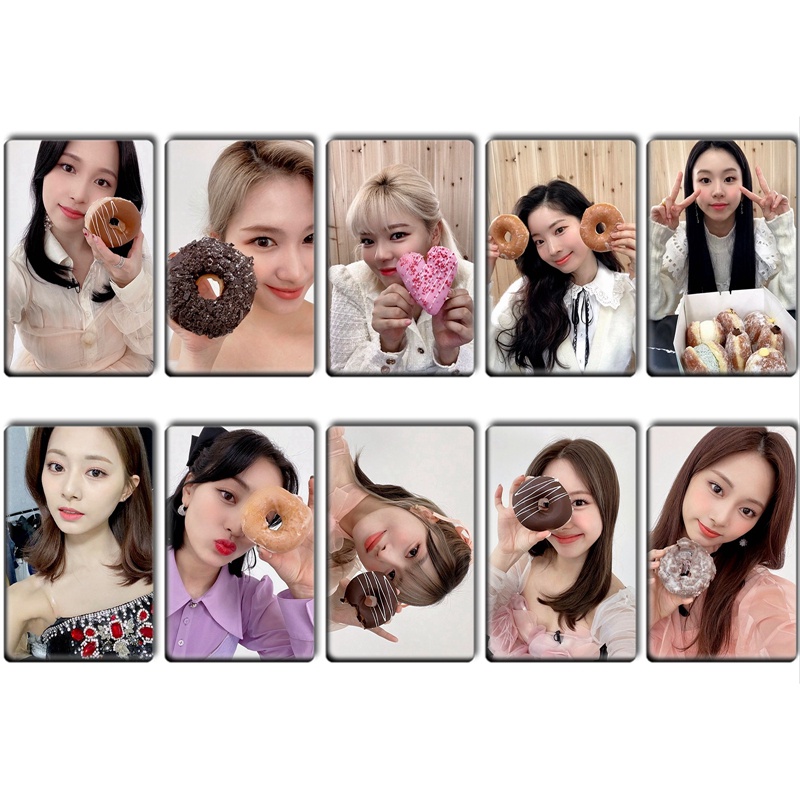 Set 10 Thẻ In Hình Nhóm Nhạc TWICE 4th BEST ALBUM Độc Đáo