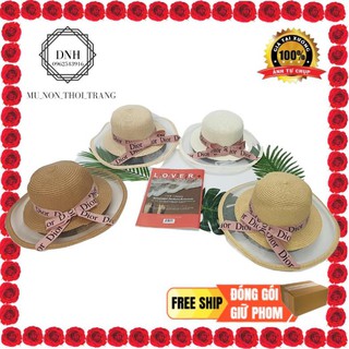 Nón mũ cói đi biển, đi chơi, chụp ảnh nơ đai mềm vành vá lưới thời trang. [HÀNG TẠI XƯỞNG]