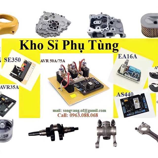 KHO SỈ PHỤ TÙNG MÁY PHÁT ĐIỆN