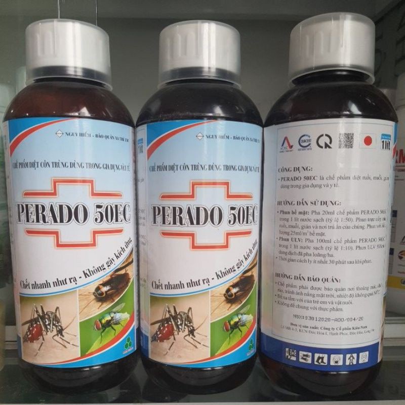 Thuốc diệt muỗi Perado 50EC chai 1Lít