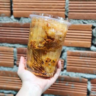 Bánh tráng tỏi,hành phi ly 1lit [không chà bông]