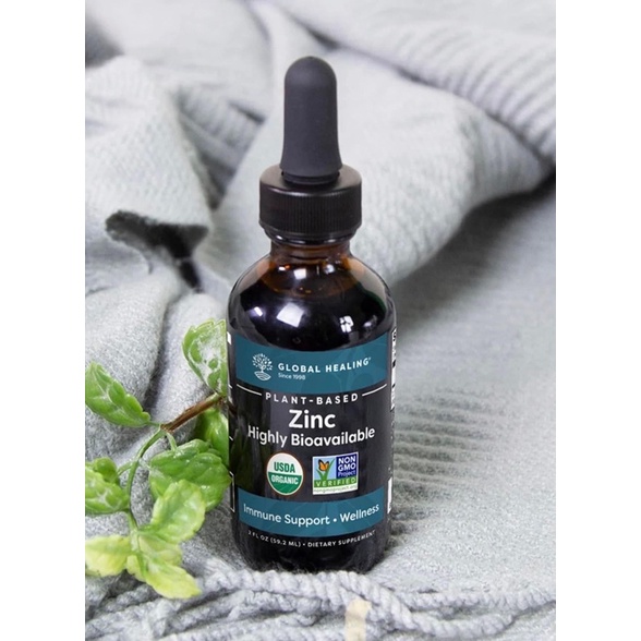 Dung dịch bổ sung kẽm hữu cơ Zinc Global Healing 60ml