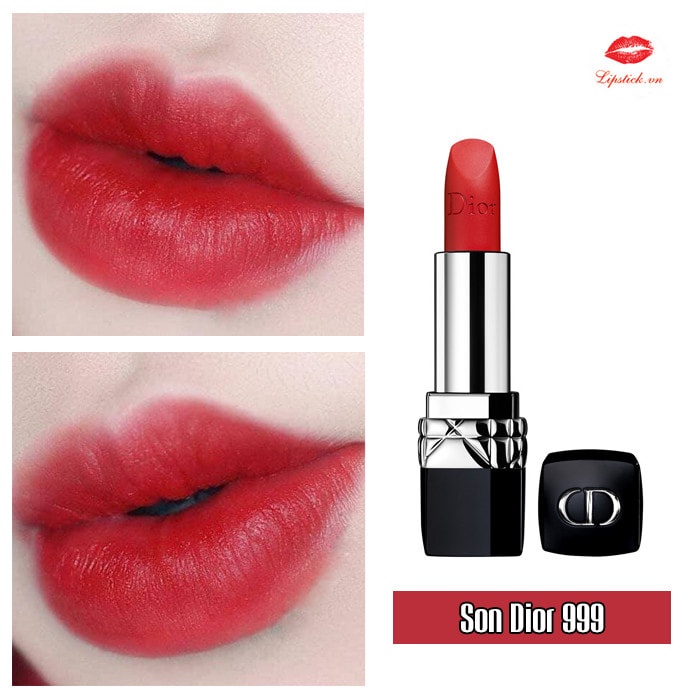 Son Dior mini 999 màu đỏ thuần