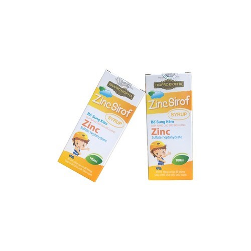 Siro ZINC SIROF Bổ Sung Kẽm Tăng Sức Đề Kháng