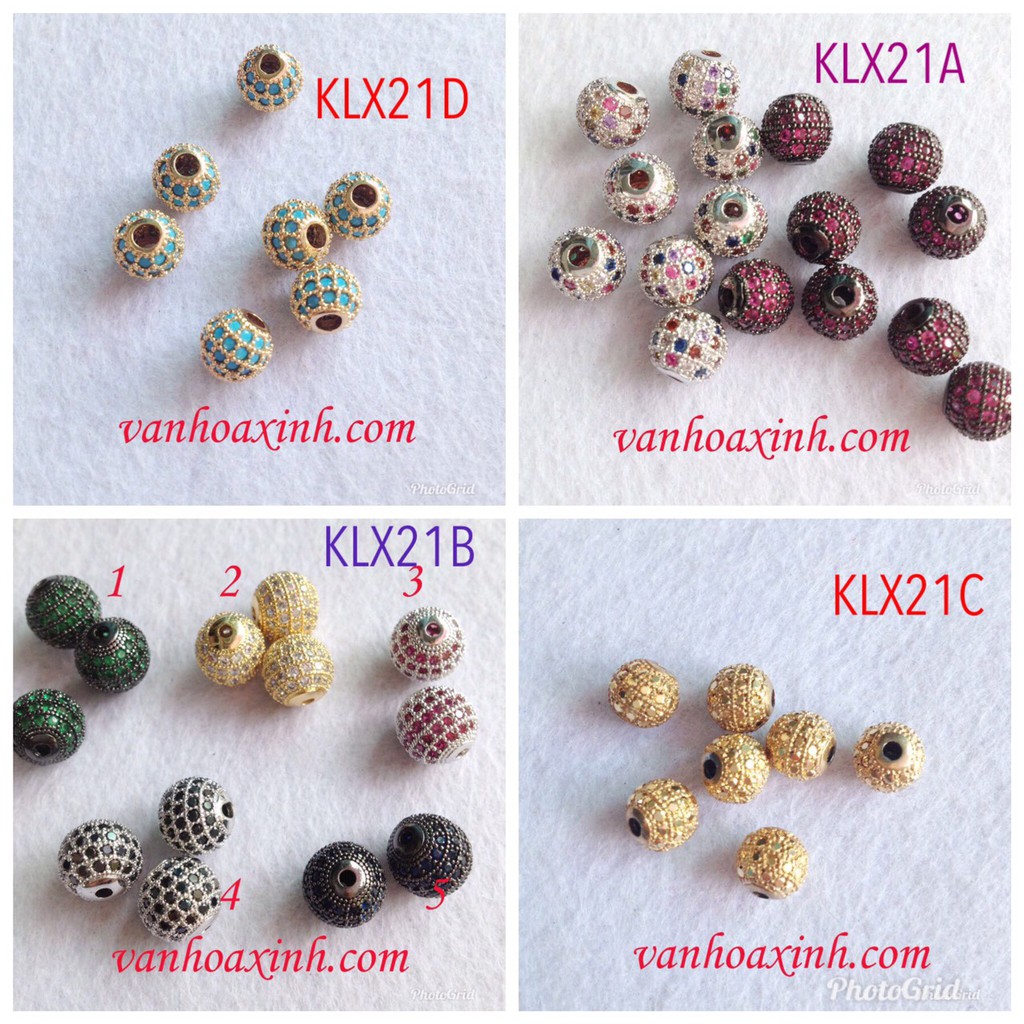 1 viên Charm xịn bạc Thái trang trí vòng tay handmade