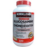 Viên uống Glucosamine 1500mg & chondroitin 1200mg 220 viên - Glucosamin Kirkland