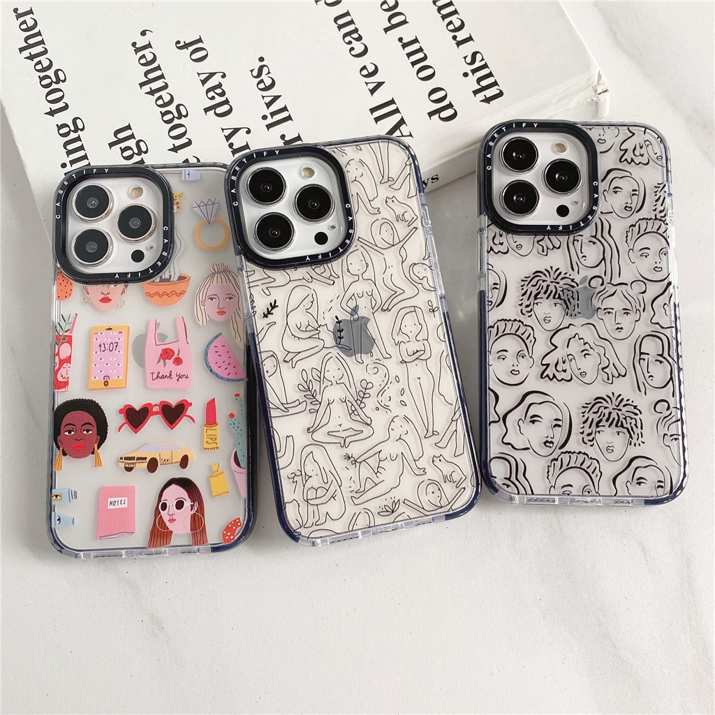 Ốp điện thoại TPU mềm trong suốt viền màu HD cho iPhone Case 13 Pro Max 13 Pro 13 12 Pro Max 12 Pro 11 Pro Max