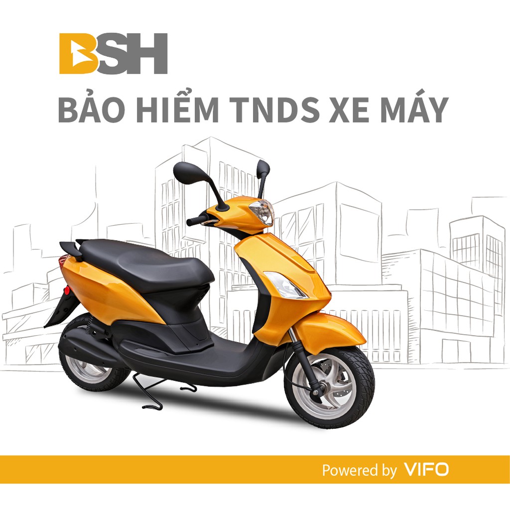 Toàn Quốc [E-voucher] Bảo hiểm TNDS xe máy bắt buộc BSH