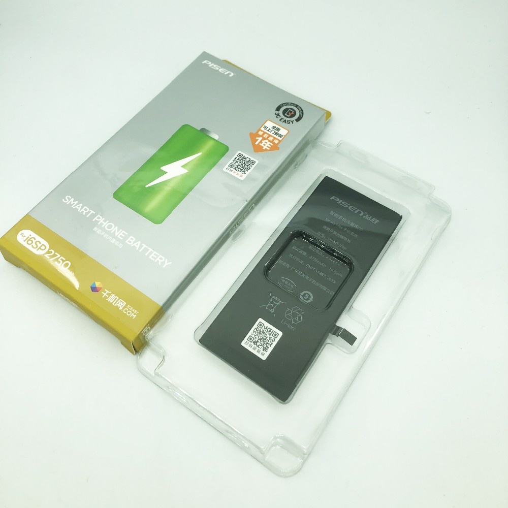 Pisen chính hãng IP 6s plus, Pin dung lượng cao chất lượng, giá rẻ