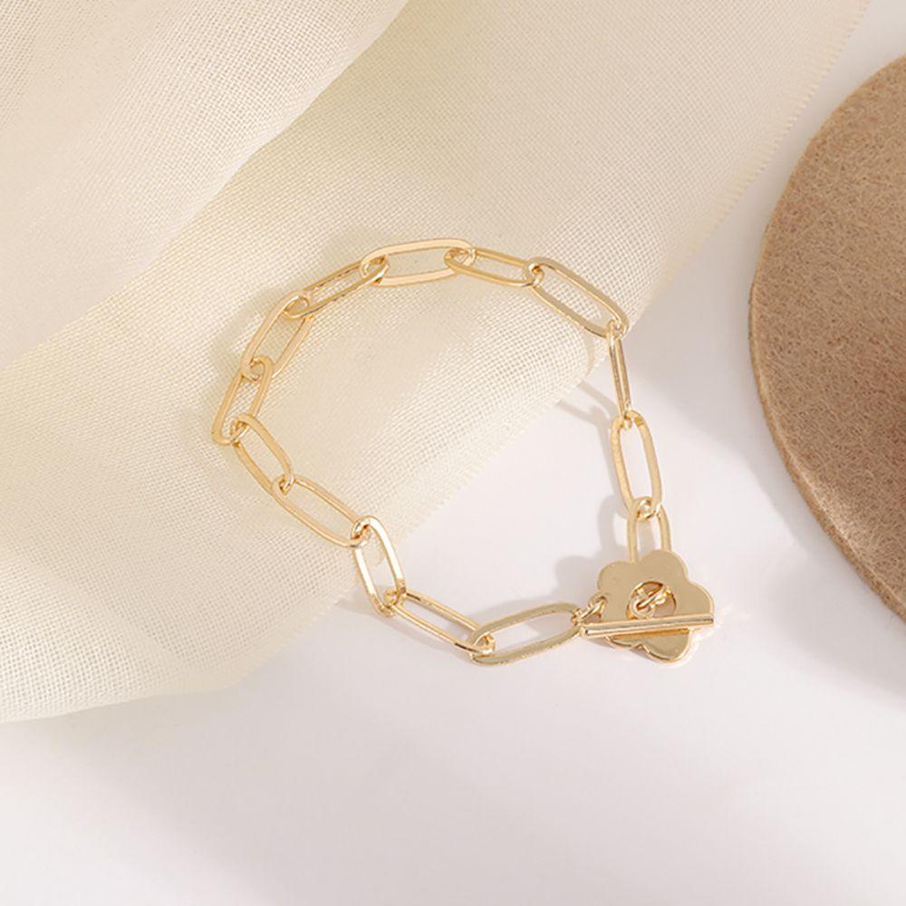 AROMA Vòng Cổ Choker Bằng Hợp Kim Họa Tiết Hoa Ngọt Ngào Phong Cách Bohemian Hàn Quốc