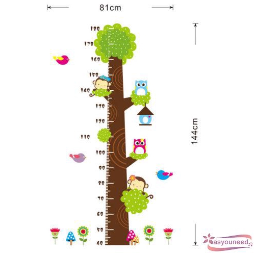 Thước Đo Chiều Cao Trang Trí Cây Với Nhiều Hình Dáng Khác Nhau Lựa Chọn Dành Cho Các Bé