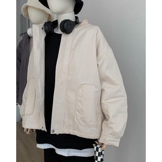 ÁO KHOÁC KAKI JACKET CHẦN BÔNG túi vuông, chất liệu dày dặn - CHUBBIE SHAPE JACKET