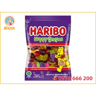 KẸO DẺO HARIBO HAPPY GRAPES 80G