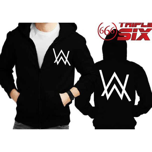 Áo Khoác Hoodie In Chữ Alan Walker Cá Tính Cho Nam Nữ