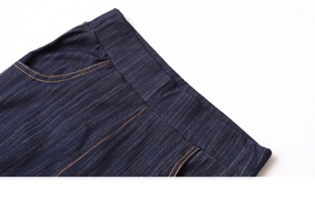 Quần legging thun big size giả jean viền sọc size đại 65-90kg | BigBuy360 - bigbuy360.vn