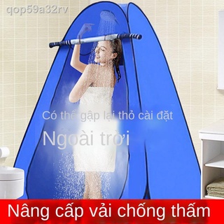 ( Sẵn)✥Phòng tắm hộ gia đình ngoài trời ấm áp dày tạo tác nhà che vệ sinh di động chống thấm thay quần áo