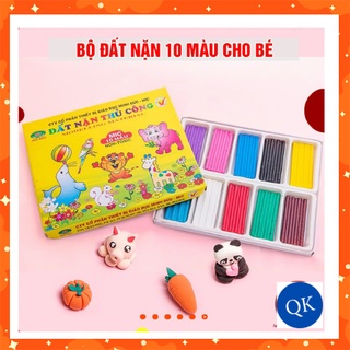 Bộ đất nặn thủ công 10 MÀU an toàn cho bé thỏa sức sáng tạo