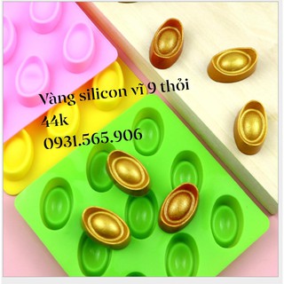 Khuôn Silicone Thỏi Vàng