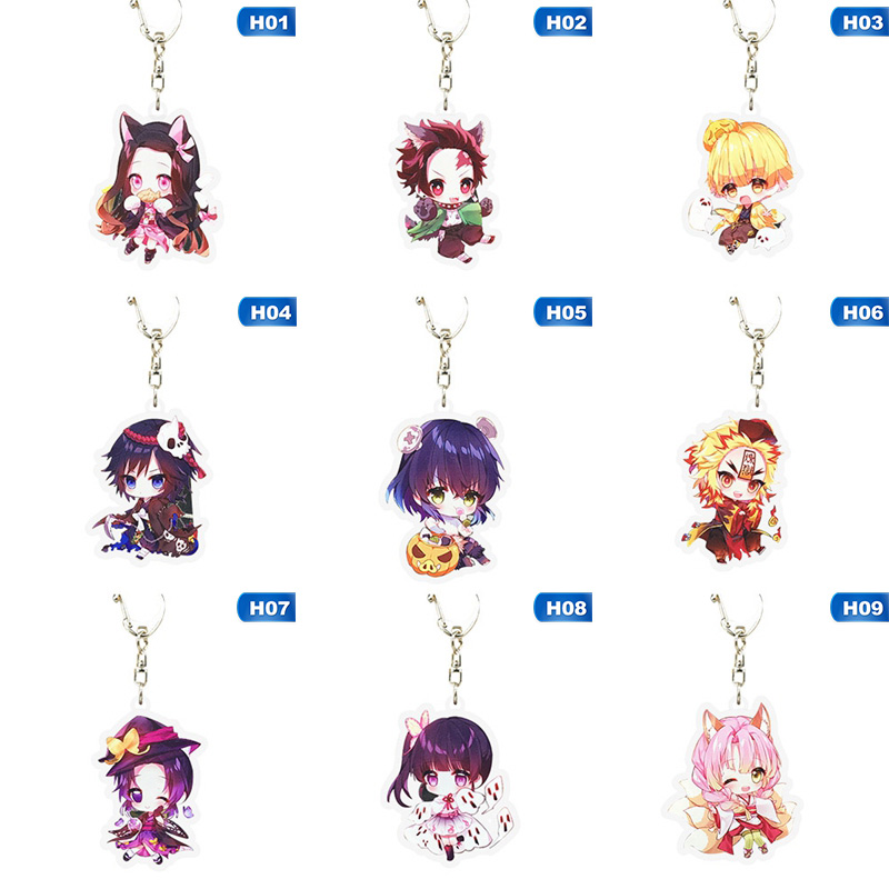 Tmdbyx Móc khóa hình nhân vật anime với 9 kiểu dáng lựa chọn