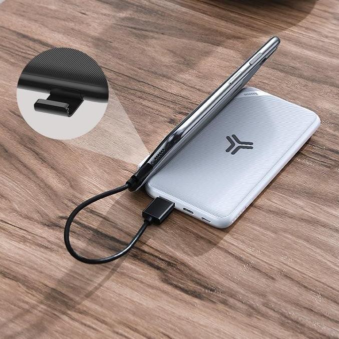 Pin Dự Phòng Baseus S10 Siêu Mỏng Sạc Nhanh Không Dây 10W, Dung Lượng Pin 10000 Mah Công Nghệ Sạc Nhanh Cổng PD 3.0