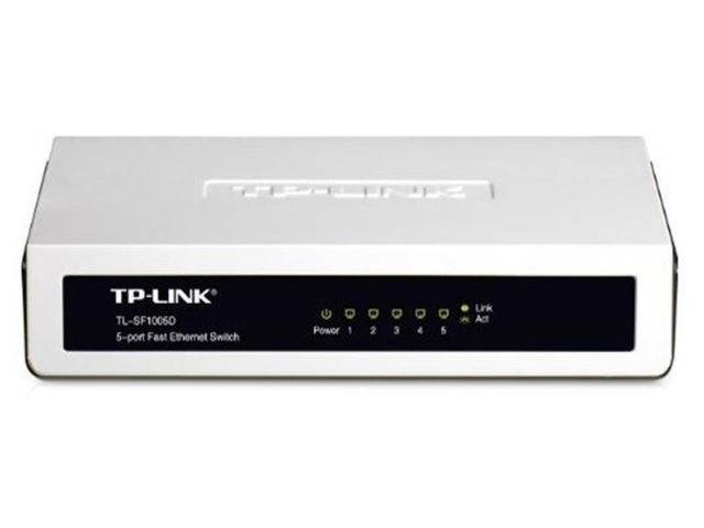 TP-Link TL-SF1005D - Bộ Chia Tín Hiệu Để Bàn 5 cổng 10/100Mbps - Hàng Chính Hãng(kèm nguồn)