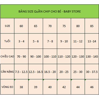 quần chip đùi bé gái -CD02