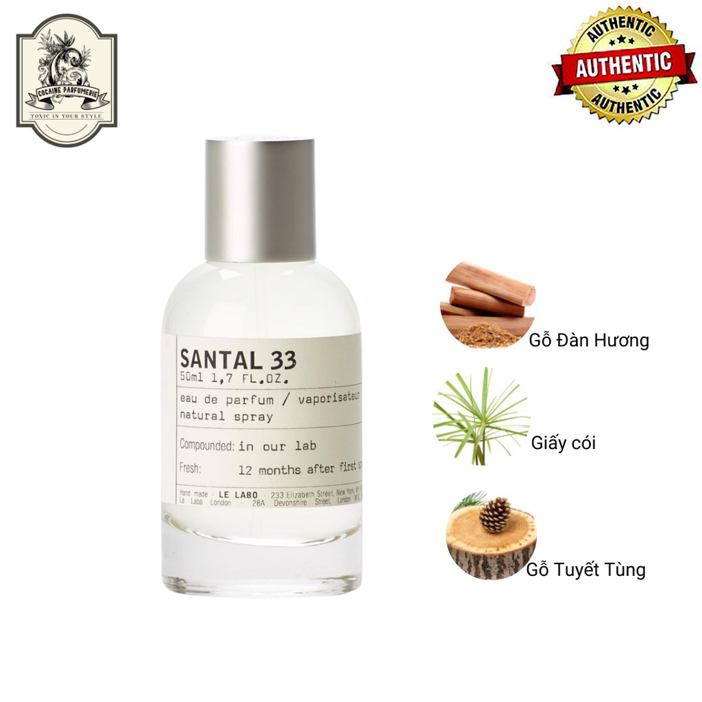 [Nhập Khẩu Chính Ngạch] Nước Hoa Nam Chính Hãng Le Labo Santal 33 100ml