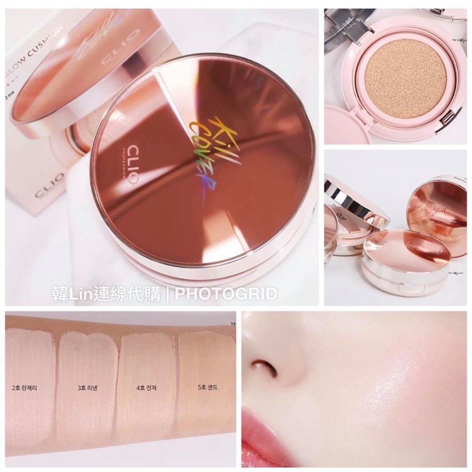💥🍒Phấn Nước Clio Kill Cover Glow Cushion SPF50+ PA+++ ( kèm 1 lõi ) | BigBuy360 - bigbuy360.vn