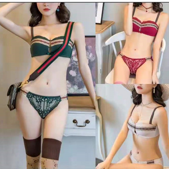 New French Sexy No-Ring Thin Section Gathering Collection Milk Bra Set | BigBuy360 - bigbuy360.vn