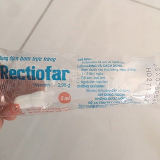 Dung Dịch Bơm Trực Tràng RECTIOFAR
