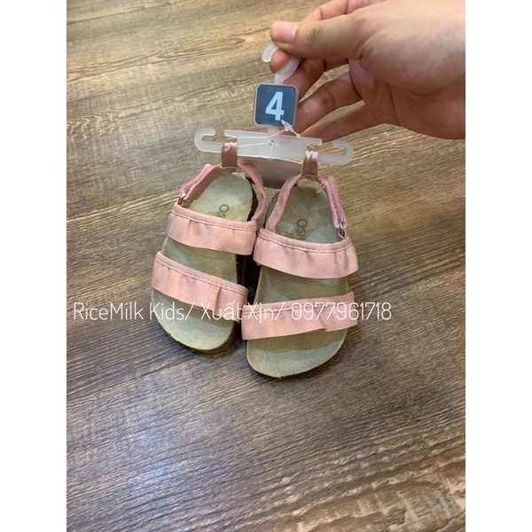 Sandal Oshosh Màu Hồng Cho Bé Gái xuất dư xịn