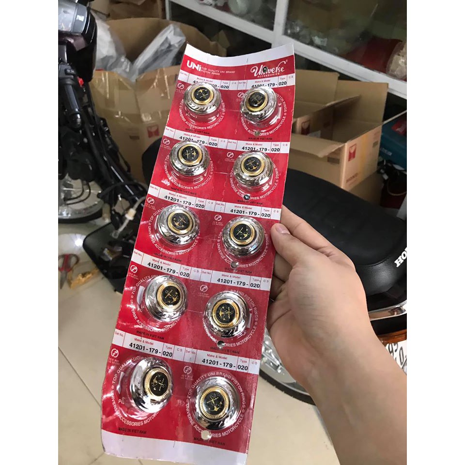 Ốp tay nắm hình mỏ leo cho xe dream