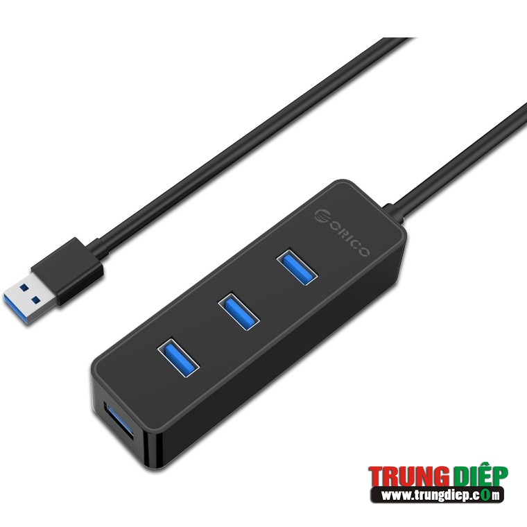 Bộ chia 4 cổng USB 3.0 Orico W5PH4 U3-BK