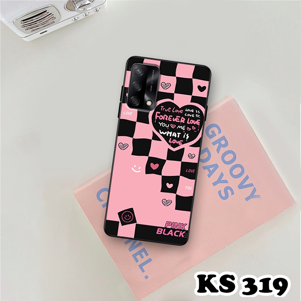 Ốp lưng Oppo A74 - Oppo A74 5G - Ốp in hình họa tiết caro - Chất liệu TPU siêu bền, sang trọng