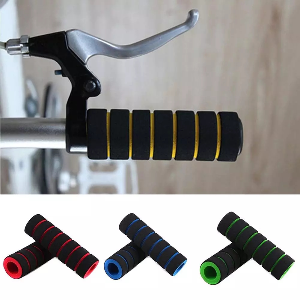 1 Cặp Vỏ Bọc Tay Lái Xe Đạp / Xe Máy Bằng Xốp Mềm Chống Trượt