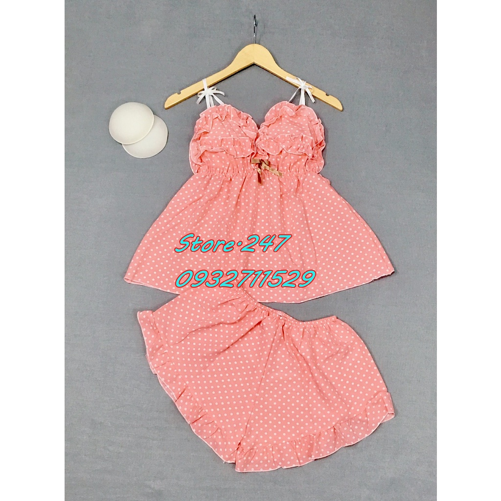 (60KG - 90KG) BIGSIZE LỤA CHẤM BI CÓ MÚT THÁO RỜI, VẢI MỊN MÁT MẶC KHÔNG NHĂN - HÀNG NHÀ MAY BAO ĐẸP | BigBuy360 - bigbuy360.vn