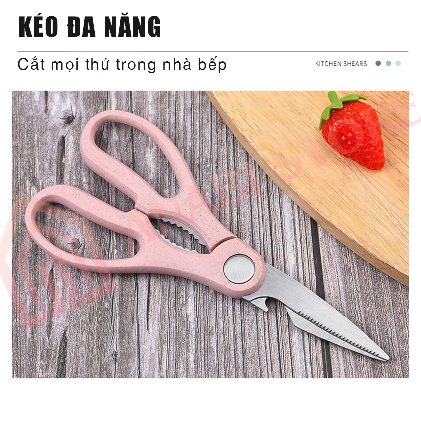 Bộ Dao Kéo 6 Món Lúa Mạch Anabi - Có Hộp Đựng Cao Cấp - Siêu Bền, Sắc Bén, Chất Lượng Cao