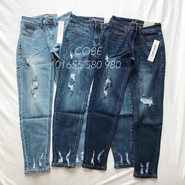 Baggy ngố rách gấu J.Brand