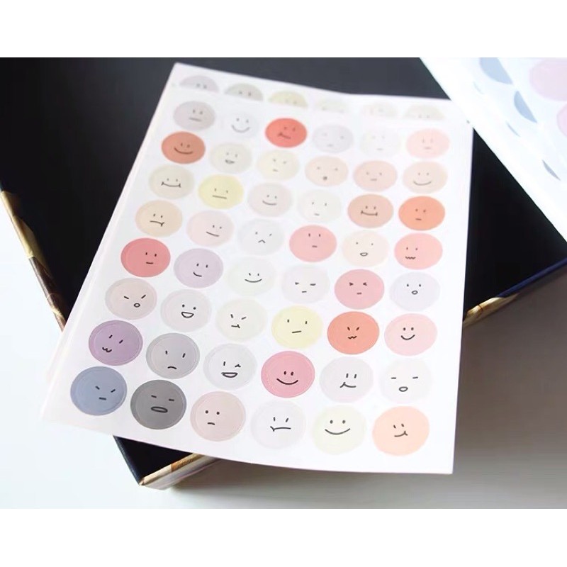 Sticker dán tranh ảnh, postcard ngộ nghĩnh