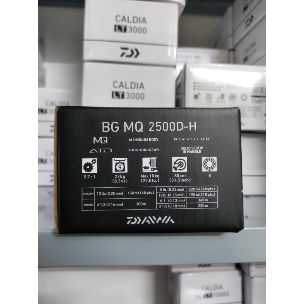 MÁY CÂU DAIWA BG MQ CÁC SIZE