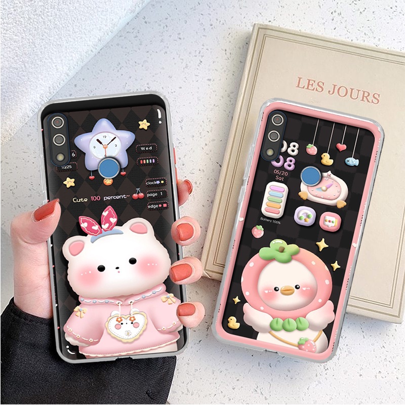 Ốp lưng Vsmart Star / Star 3 / Star 4 / Star3 / Star4 gấu,thỏ trắng , đồng hồ dễ thương cute cực đẹp