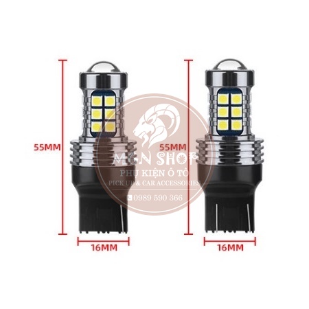 LED [T20 7440/7443] [27 Chip Led SMD] [01 bóng] dành cho ô tô xe máy